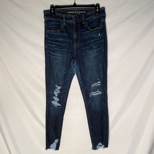 American Eagle Hi-Rise Jegging Crop Jeans || 8